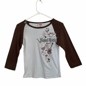 HARD ROCK CAFE SAN DIEGO KIDS RAGLAN T-SHIRT SIZE SMALL